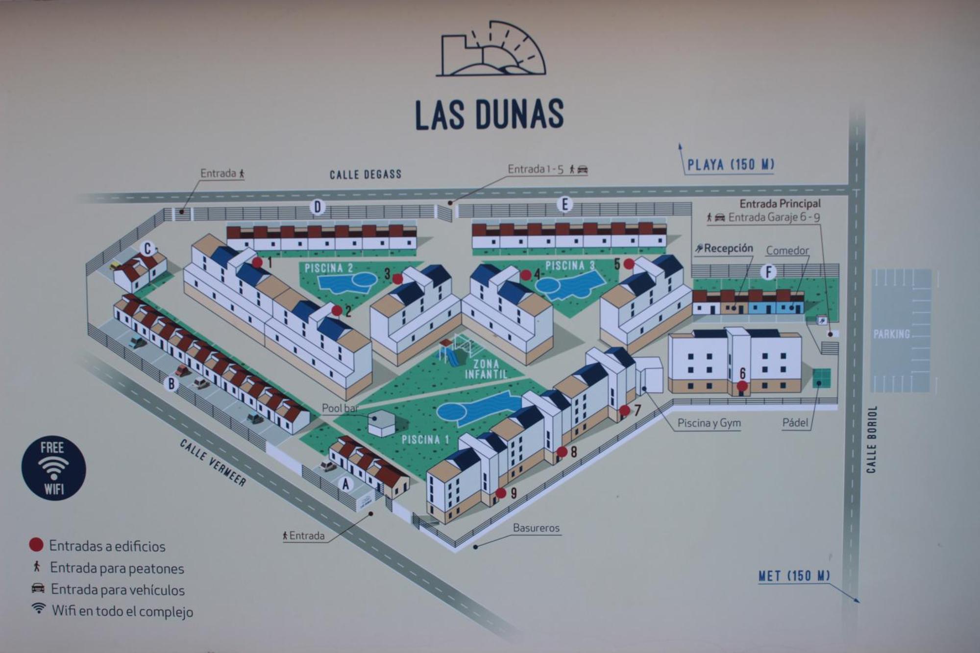 S215 Apartamento Las Dunas Oliva Nova Esterno foto